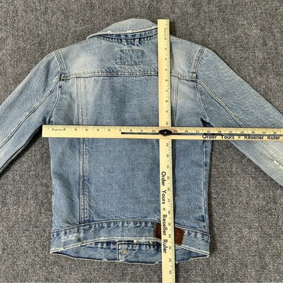 Abercrombie Vintage Denim Jacket Womens Small- Definitely fits like an XS! - Picture 2 of 8